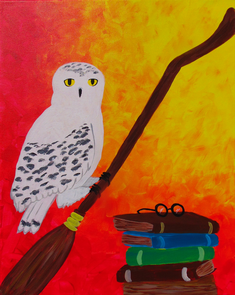 Paint Works Paint By Number Kit 11X14-Harry And Hedwig 91827 - GettyCrafts